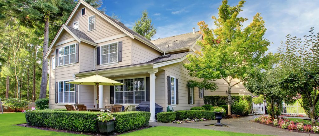 pic of a house with beautiful landscaping